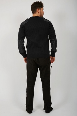 Свитер (джемпер) форменный усиленный, черный