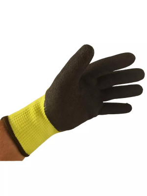 Перчатки утепленные акриловые со вспененным латексом