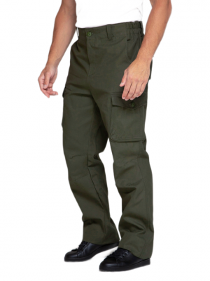 Костюм мужской "Капрал" летний тк. Канвас (100% хлопок) цв.серо-оливковый