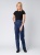 Костюм рабочий женский Передовик (тк.Смесовая,210) брюки, т. синий / васильковый