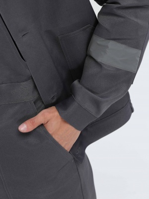 Костюм рабочий Легион-2 с п/к (тк.Смесовая,210), т.серый/красный