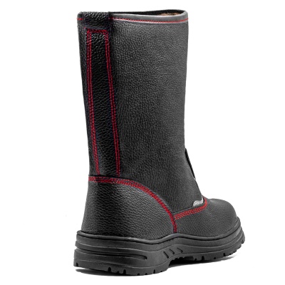 Сапоги кожаные с натуральным мехом c металлоподноском и антипрокольной стелькой мод. 6218М