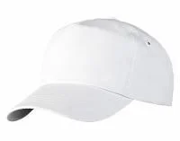 Кепка (бейсболка) белая застежка пластик