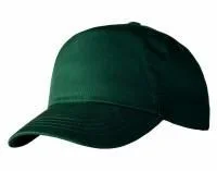 Кепка (бейсболка) темно-зеленая застежка пластик