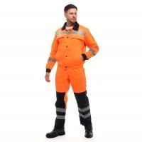 Костюм сигнальный Магистраль (комплект одежды курта с п/к)