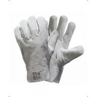 Перчатки цельно-спилковые пятипалые