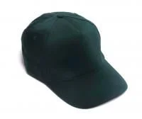 Кепка (бейсболка) 100% хлопок, темно-зеленая